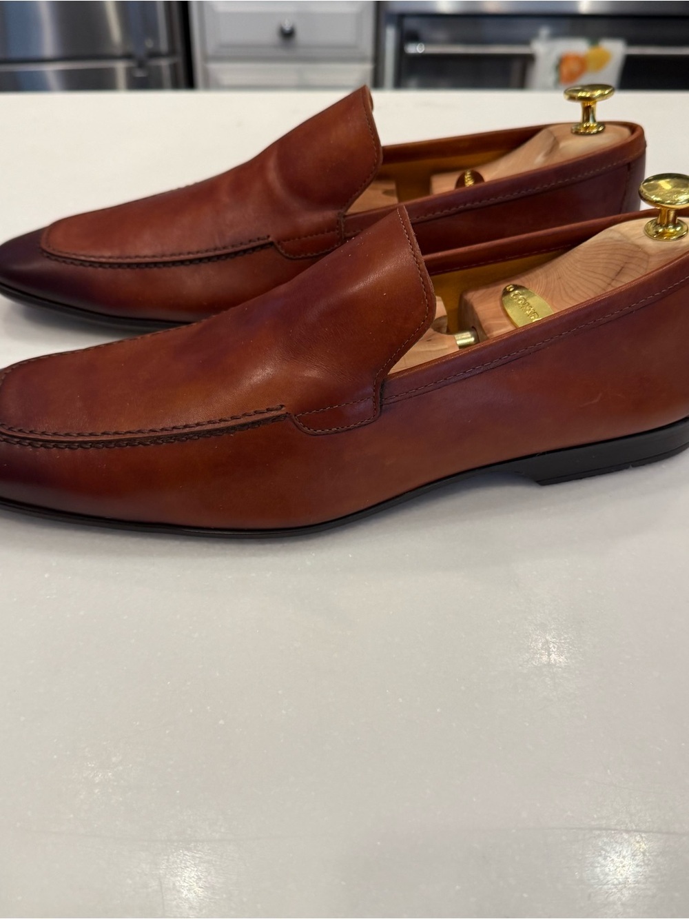 Magnanni Men’s Toreto Venetian Loafers Rich Brown Size US 10.5 EU 43.5 EUC - Picture 6 of 15